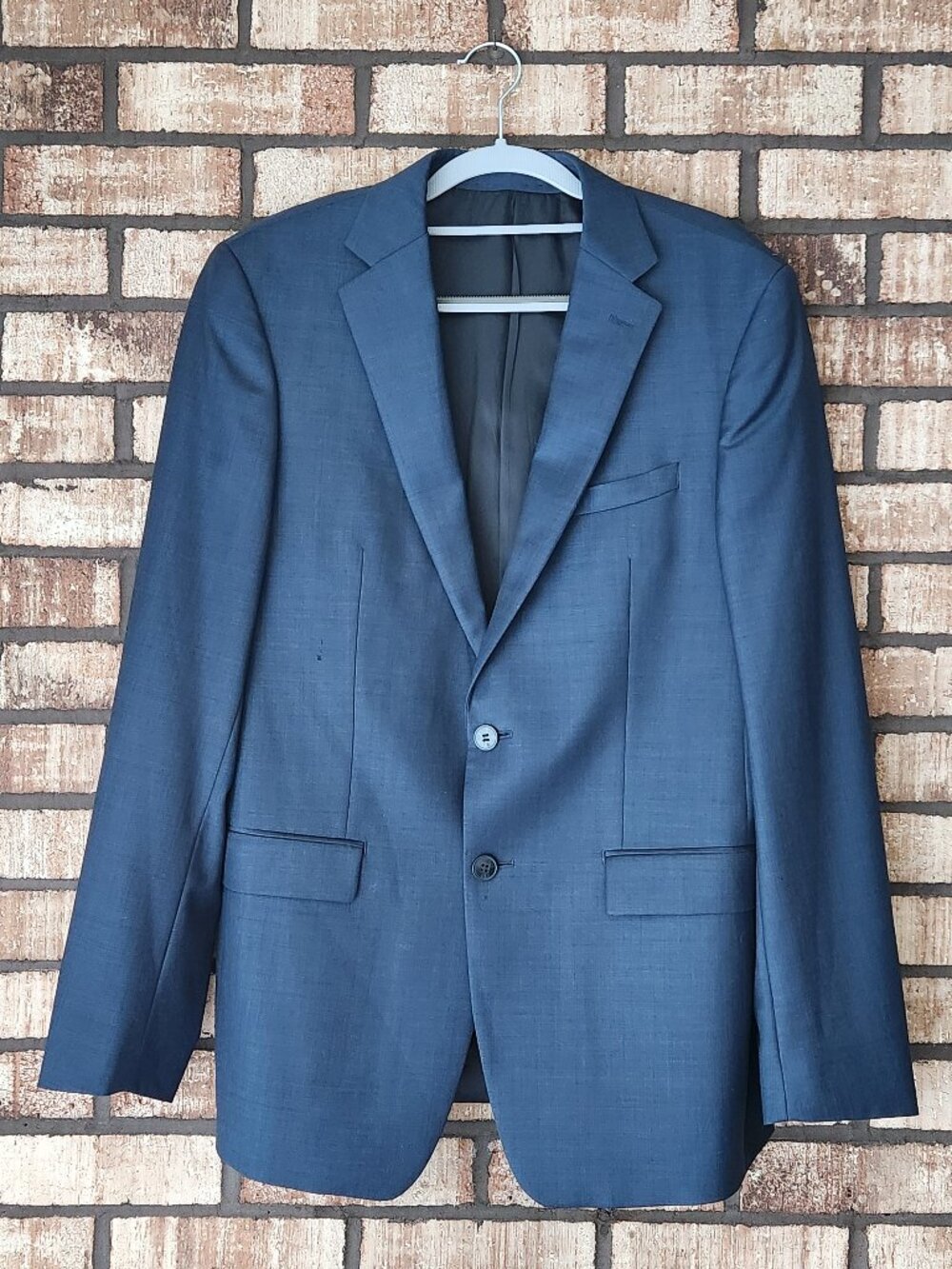 Calvin Klein Modern Extreme Slim Fit Two Button Suit Dark Blue 40R